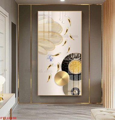 File gốc File tranh bộ hiện đại FT122450 (cho in UV) siêu nét