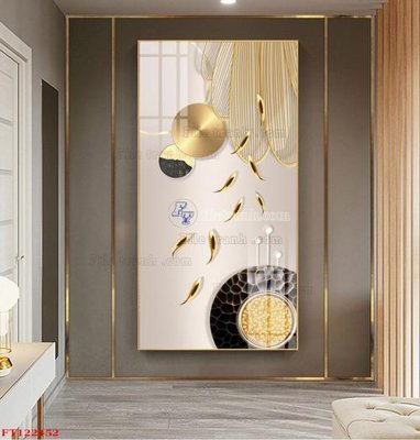 File in mica File tranh bộ hiện đại FT122452 (bản gốc) làm vách ngăn