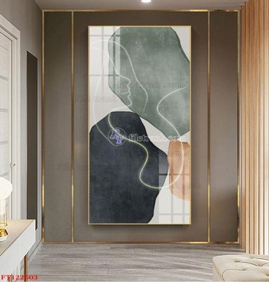 Ảnh gốc File tranh bộ hiện đại FT122503 (độ nét cao) in mica