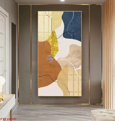 Ảnh gốc file in lụa File tranh bộ hiện đại FT122509 chi tiết