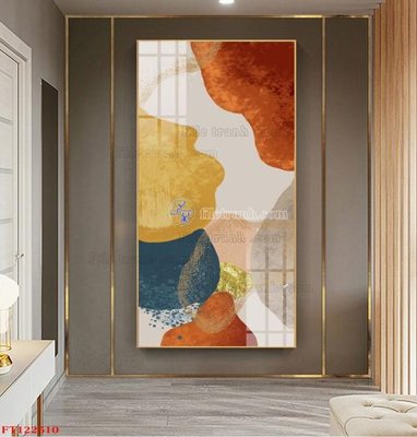 File in lụa File tranh bộ hiện đại FT122510 (phong cảnh) File tranh bộ hiện đại FT122510