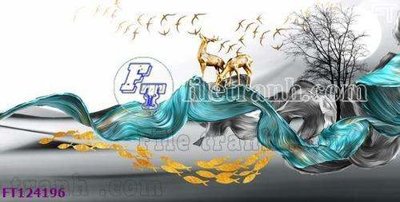 File gốc File tranh bộ hiện đại FT124196 (phong cách) tối giản