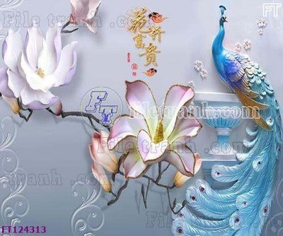 File gốc File tranh bộ hiện đại FT124313 (chuẩn màu) cho in offset