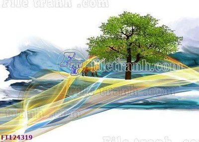 File gốc File tranh bộ hiện đại FT124319 (dành cho trang trí nội thất)