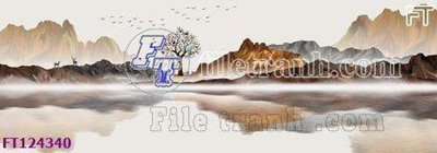 File ảnh File tranh bộ hiện đại FT124340 (gốc) in biển hiệu