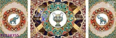 File gốc in mica File tranh bộ hiện đại FT124355 chất lượng