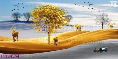 Download file File tranh bộ hiện đại FT124554 (gốc) in mica cao cấp