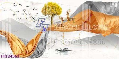 File gốc File tranh bộ hiện đại FT124563 (phong cách) tối giản