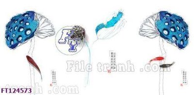 Ảnh gốc File tranh bộ hiện đại FT124573 (siêu chi tiết) để in ấn