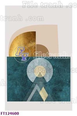 File tranh File tranh bộ hiện đại FT124600 (bản gốc) in canvas