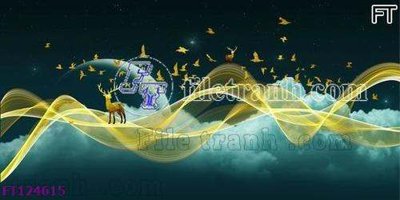 File tranh File tranh bộ hiện đại FT124615 (gốc) chủ đề trẻ em