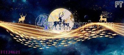 File gốc File tranh bộ hiện đại FT124621 (trang trí) phòng trẻ em