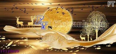 File in ấn File tranh bộ hiện đại FT124629 (bản gốc) chất lượng cao