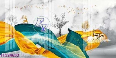 File gốc File tranh bộ hiện đại FT124652 (trang trí) phòng trẻ em