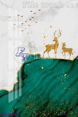 File gốc File tranh bộ hiện đại FT124665 (in ấn) màu sắc trung thực