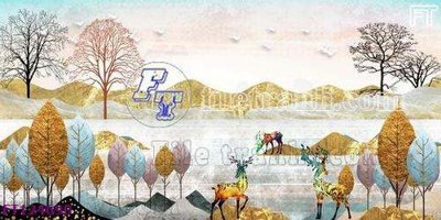 Hình ảnh file gốc File tranh bộ hiện đại FT124690 (chất lượng cao)