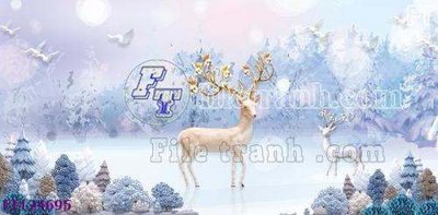 File tranh File tranh bộ hiện đại FT124695 (gốc) chủ đề thiên nhiên