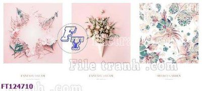 File gốc File tranh bộ hiện đại FT124710 (chuẩn màu) cho in offset