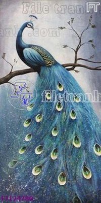 File tranh gốc in trần nhà File tranh bộ hiện đại FT124780 3D