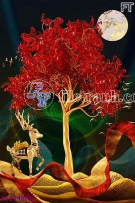 File gốc File tranh bộ hiện đại FT124805 (cho in UV) siêu nét