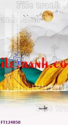 File in mica File tranh bộ hiện đại FT124850 (bản gốc) siêu trong