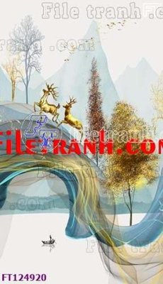 File tranh File tranh bộ hiện đại FT124920 (gốc) in backlit film