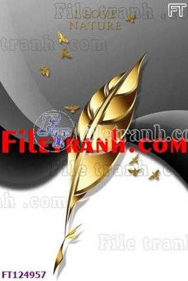 File in trần File tranh bộ hiện đại FT124957 (bản gốc) đại dương