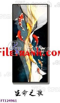 File gốc File tranh bộ hiện đại FT124961 (in 3D) cho trang trí