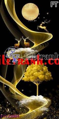 File gốc File tranh bộ hiện đại FT125004 (in lụa) tranh thuận buồm