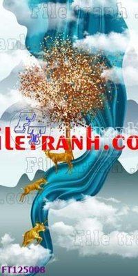 File tranh File tranh bộ hiện đại FT125008 (gốc) chủ đề thành phố