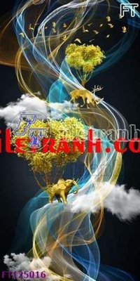 File tranh File tranh bộ hiện đại FT125016 (gốc) chủ đề thiên nhiên