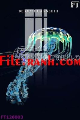 Tải file File tranh bộ hiện đại FT126003 (gốc) chủ đề phong thủy