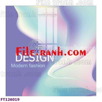 File tranh gốc File tranh bộ hiện đại FT126019 (bản đẹp) độc quyền