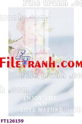 File in lụa File tranh bộ hiện đại FT126159 (phong cảnh) File tranh bộ hiện đại FT126159