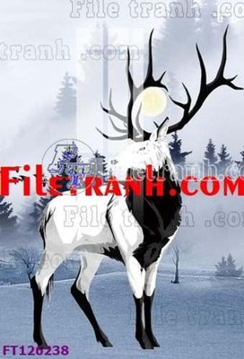 File in ấn File tranh bộ hiện đại FT126238 (bản gốc) sắc nét