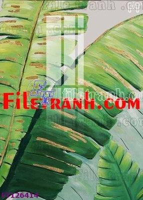 File gốc File tranh bộ hiện đại FT126414 (in lụa) họa tiết 3D
