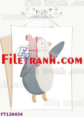 File gốc File tranh bộ hiện đại FT126434 (in tráng gương) sang trọng