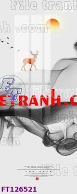File ảnh File tranh bộ hiện đại FT126521 (gốc) trang trí khách sạn