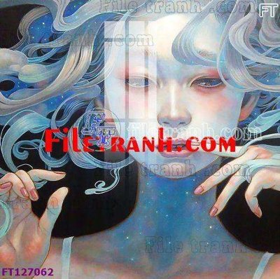 File in mica File tranh bộ hiện đại FT127062 (bản gốc) siêu trong