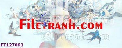 File PSD File tranh bộ hiện đại FT127092 (bản gốc) đã tách nền