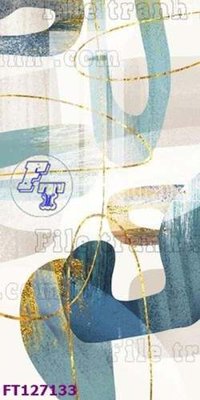 File in trần File tranh bộ hiện đại FT127133 (bản gốc) đại dương