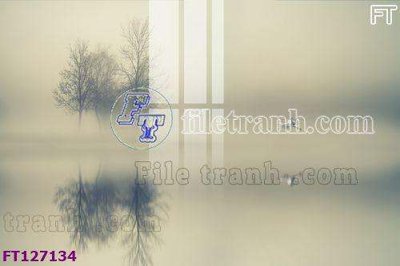 File tranh gốc in trần nhà File tranh bộ hiện đại FT127134 3D