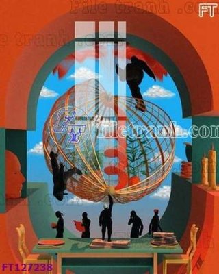 File gốc File tranh bộ hiện đại FT127238 (PNG) trong suốt (transparent)