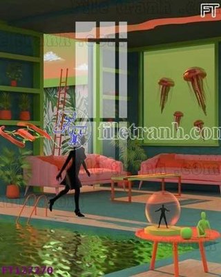 Tải file File tranh bộ hiện đại FT127270 (ảnh gốc) in tranh kính