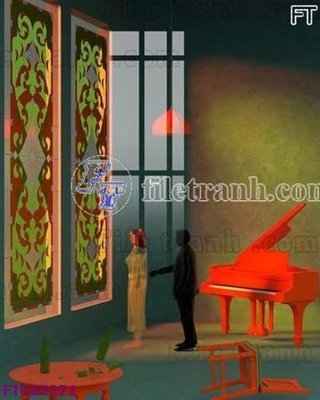 Download file gốc File tranh bộ hiện đại FT127271 (in lụa) nghệ thuật