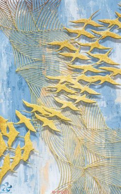 File tranh Tranh trang trí lối vào FT15117 (file gốc) chuẩn màu in