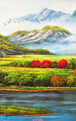 File gốc Tranh trang trí lối vào FT15211 (in lụa) hoa văn cổ điển