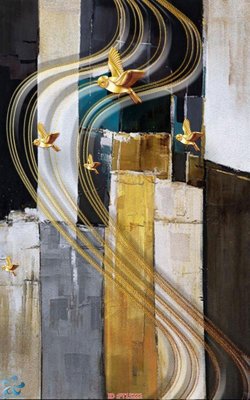 File ảnh Tranh trang trí lối vào FT15222 (gốc) cho trang trí nội thất