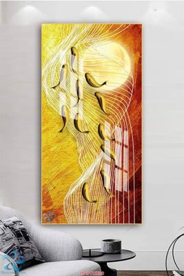 File PSD Tranh trang trí lối vào FT15290 (gốc) nhiều lớp (multi-layer)