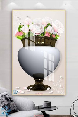 File in trần Tranh trang trí lối vào FT15323 (file gốc) phong thủy